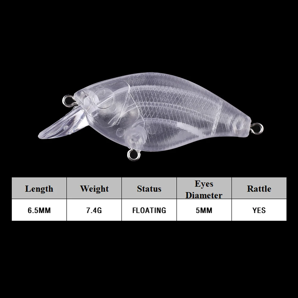 Crankbait shallow 6,5 cm – Señuelo buceo poco profundo 7,4g - imagen 2