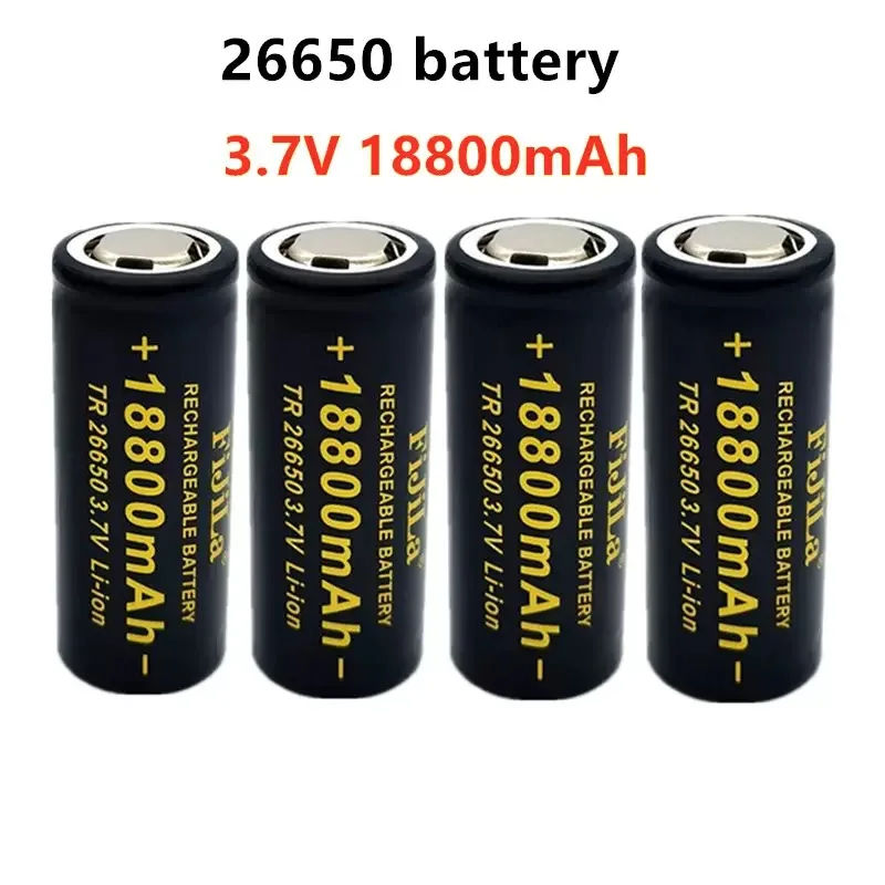 Batería litio 26650 recargable 3,7 V para linterna - imagen 2