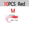 10pcs Red M