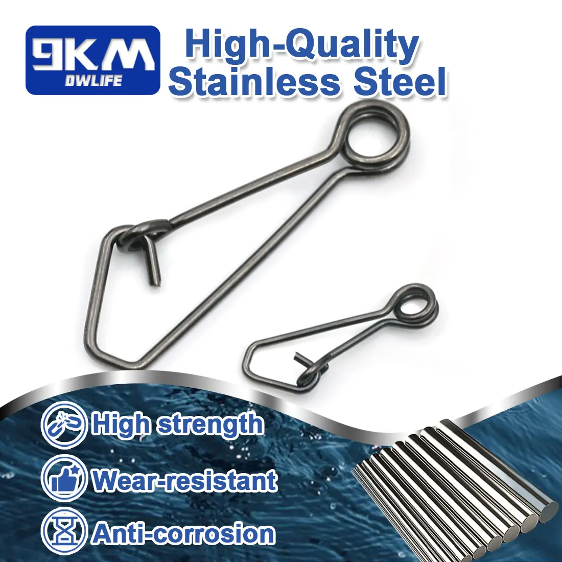 Clips de acero inoxidable de alta calidad para durabilidad y resistencia