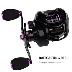 Carrete baitcasting 7.2:1 – Freno magnético, arrastre 10kg
