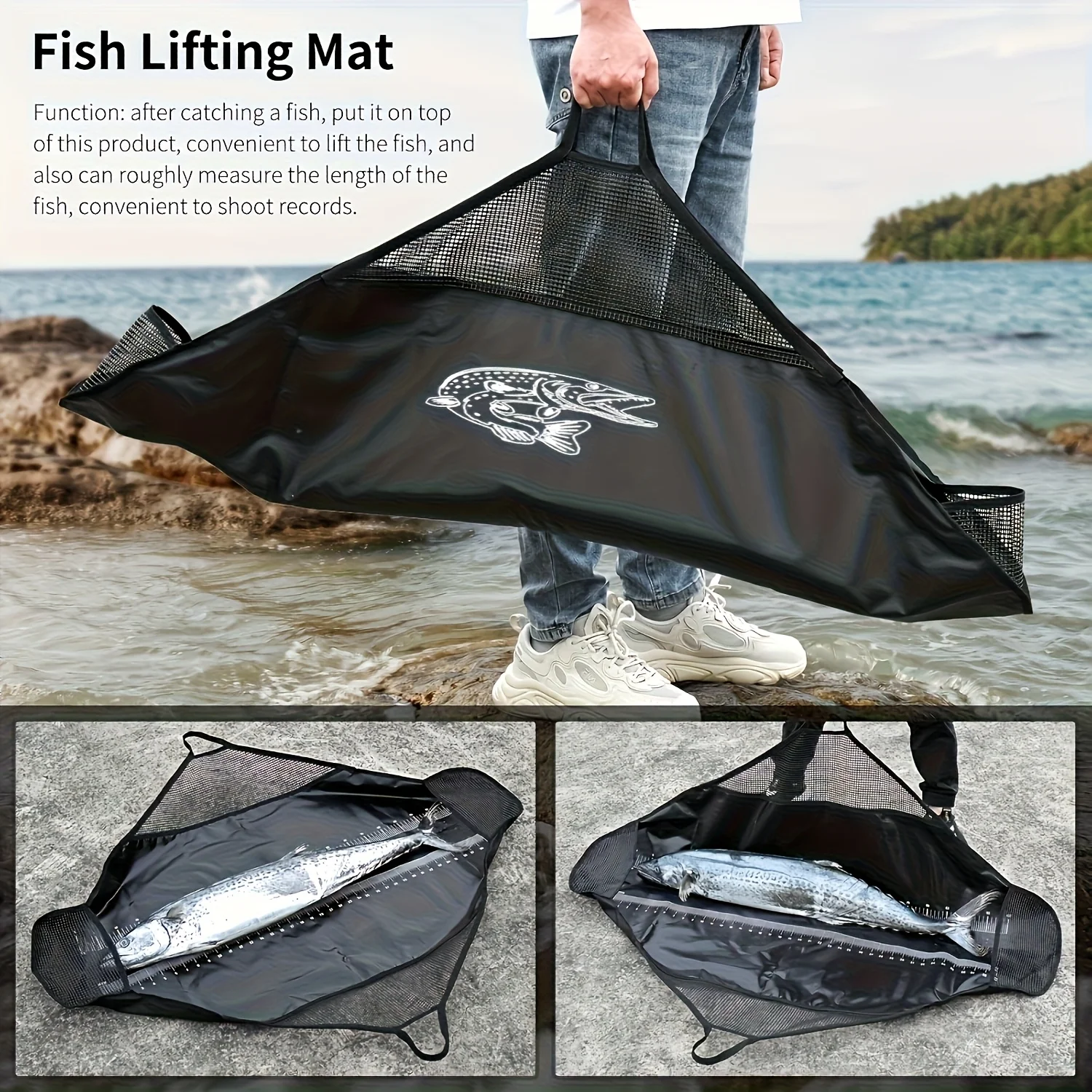 Bolsa de Pesca YOTO PVC Impermeable Gran Capacidad con Escalas - imagen 4
