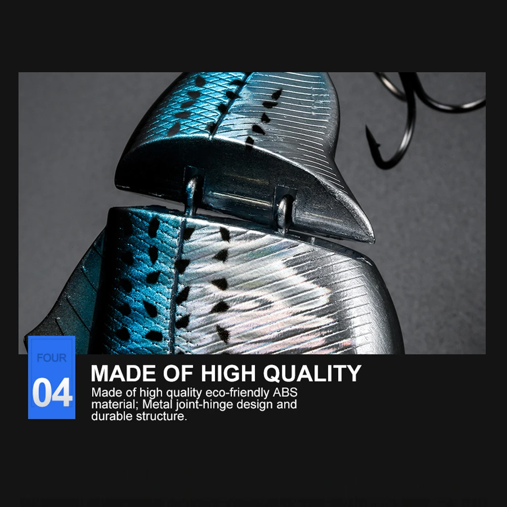 JOHNCOO-señuelo de pesca flotante SW con vibración de 115mm, cebos Crankbaits que se hunden, cebo duro Artificial VIB, Señuelos de Pesca de lubina - imagen 3