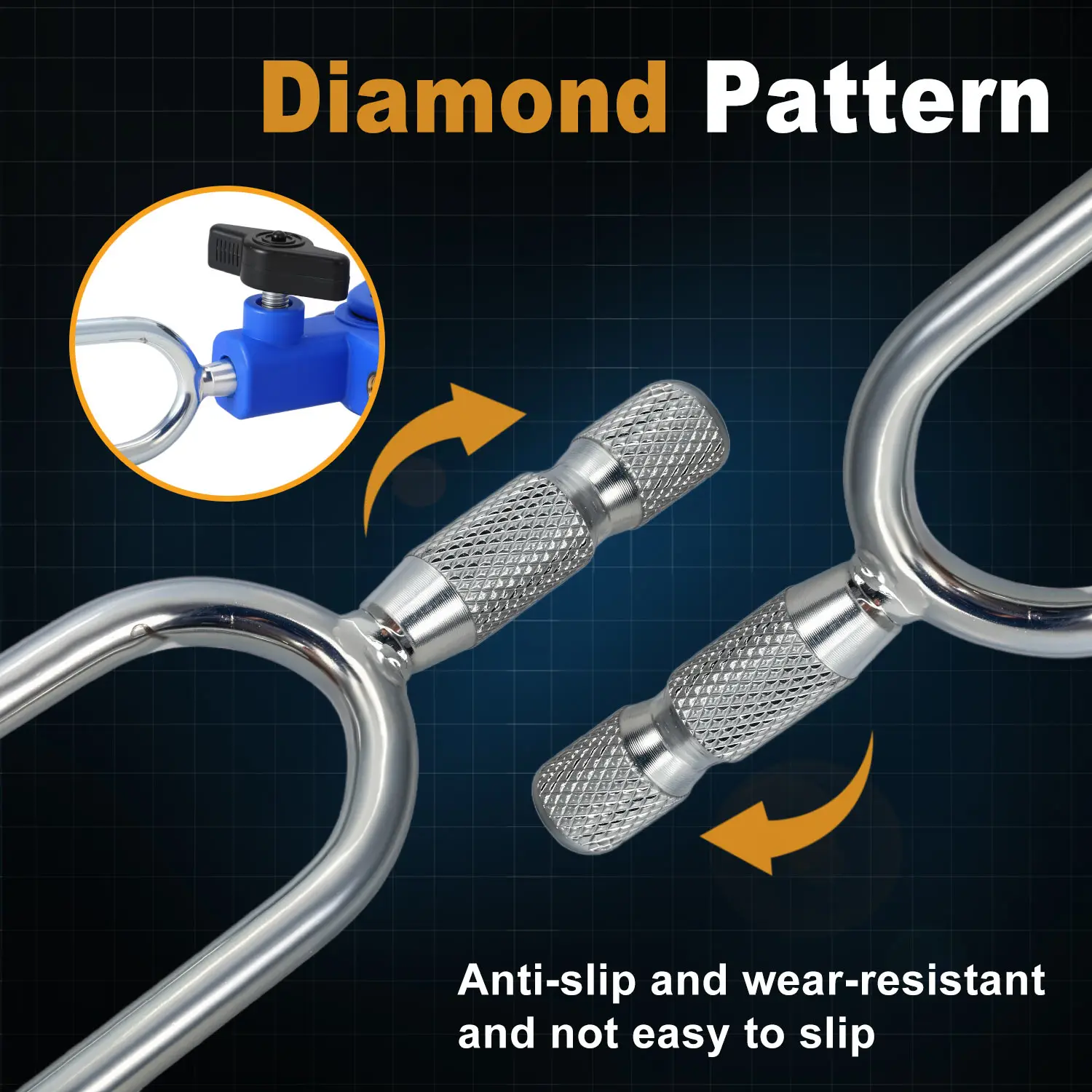 Sougayilang Soporte plegable portátil de alta resistencia 360 °   Soporte ajustable para caña de pescar, soporte para herramientas de pesca resistente a la corrosión - imagen 5