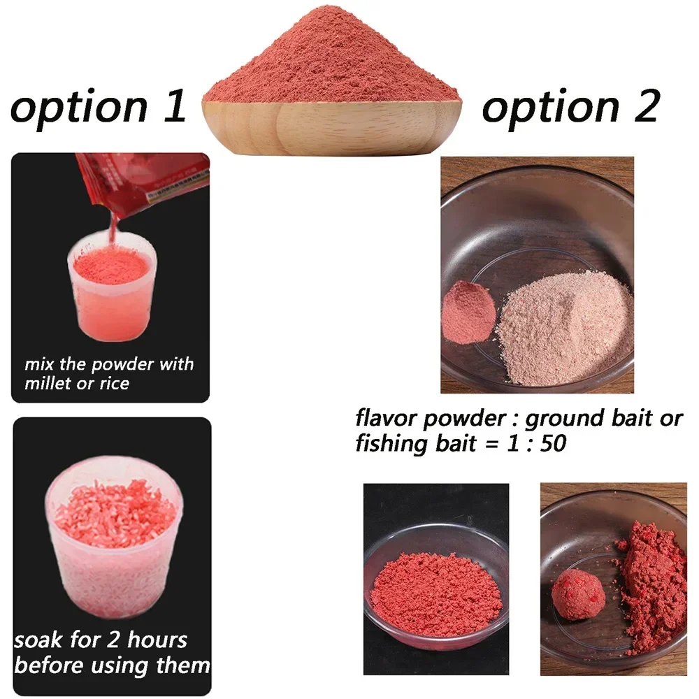 Señuelo de Pesca con sabor a almizcle, 50g, aditivo, cebo molido, carpa, comida, alimentación, gusano, camarones, hierba de pescado, aroma crudo, fórmula, insectos, cebo de Pesca - imagen 3