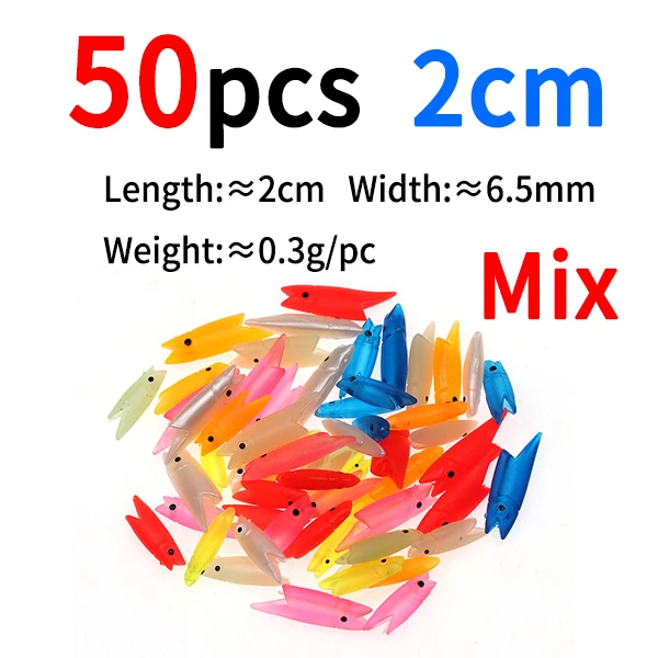 50pcs mix 2cm