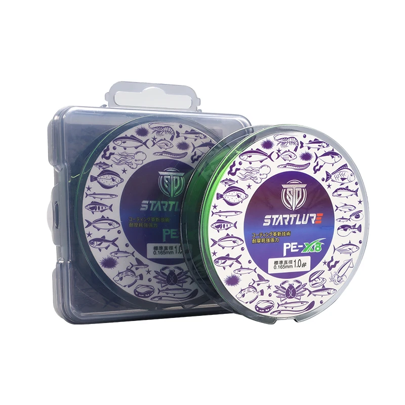 Línea de pesca de 8 hebras, tecnología avanzada de gran angular, línea trenzada de PE, pesca en agua dulce y salada - imagen 5