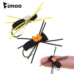 Mosca seca Bimoo 6 pcs patrón terrestre para trucha y grayling