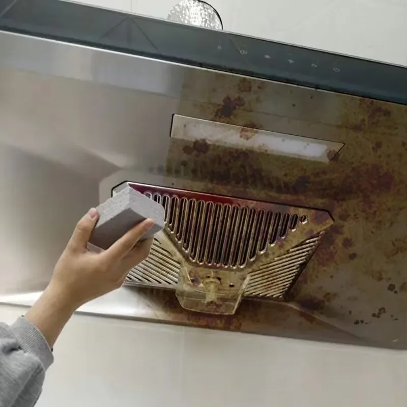 Cepillo de ladrillo para limpieza de barbacoa al aire libre, bandeja para hornear resistente a altas temperaturas, ladrillos limpios, estante para barbacoa, herramienta de limpieza de piedra flotante - imagen 3