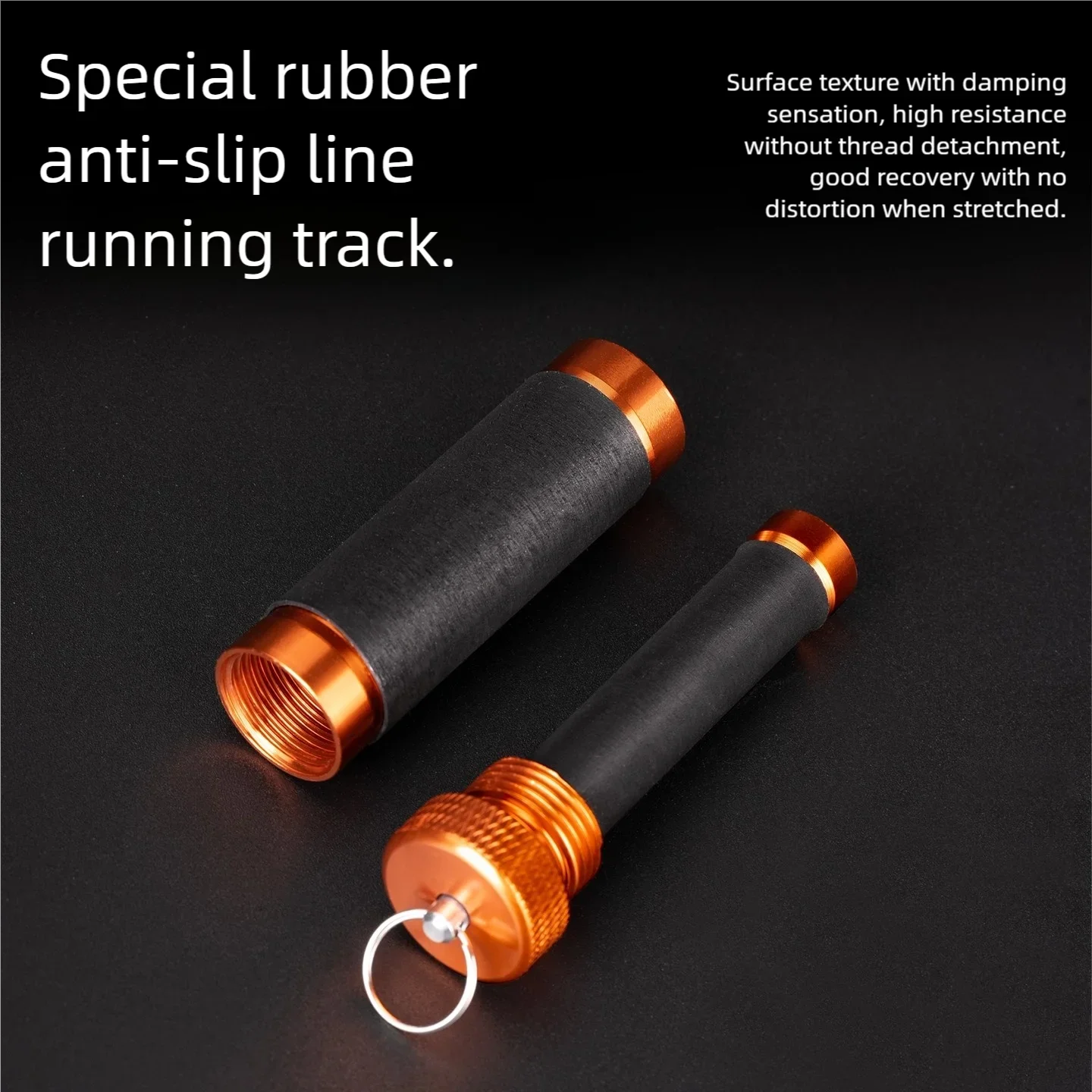 Varilla de tracción de línea de aleación de aluminio, goma antideslizante, línea de enganche para tirar/anudar y anudar ganchos, herramientas de pesca de protección de manos y líneas - imagen 3