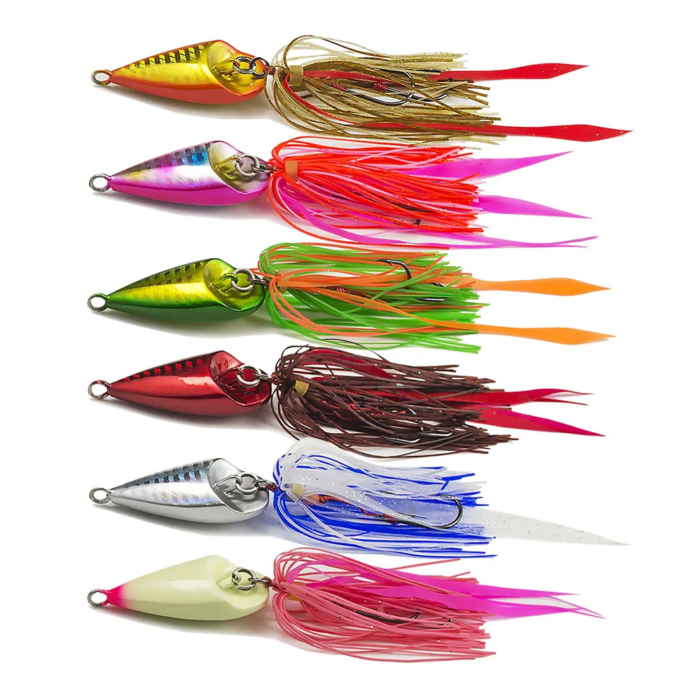Countbass Madai Jigs 60g 2.12oz señuelo de goma salada para pesca plantillas de Metal Fondo calamar pargo Jigging - imagen 5
