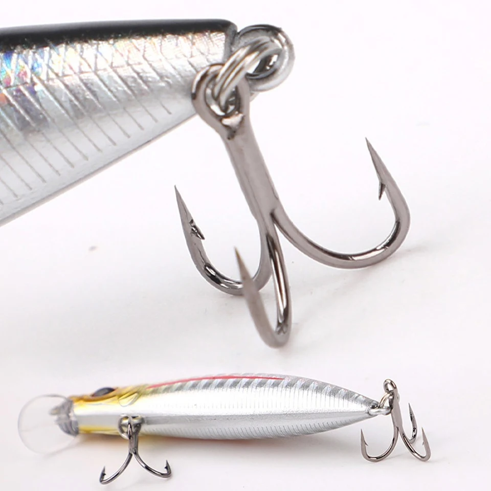 WALK FISH-Señuelos de Pesca de pececillos, cebos duros artificiales de alta calidad, 76mm, 7g - imagen 5