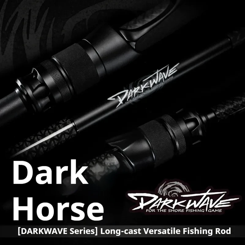 Caña Darkwave Casting Spinning – Toray T1100 M40JB con guías Fuji Sic