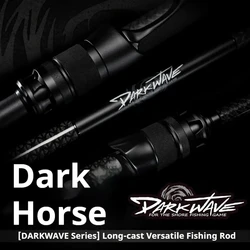 Caña Darkwave Casting Spinning – Toray T1100 M40JB con guías Fuji Sic
