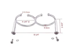 Portavason barco acero inoxidable 316 doble anillo resistente marino