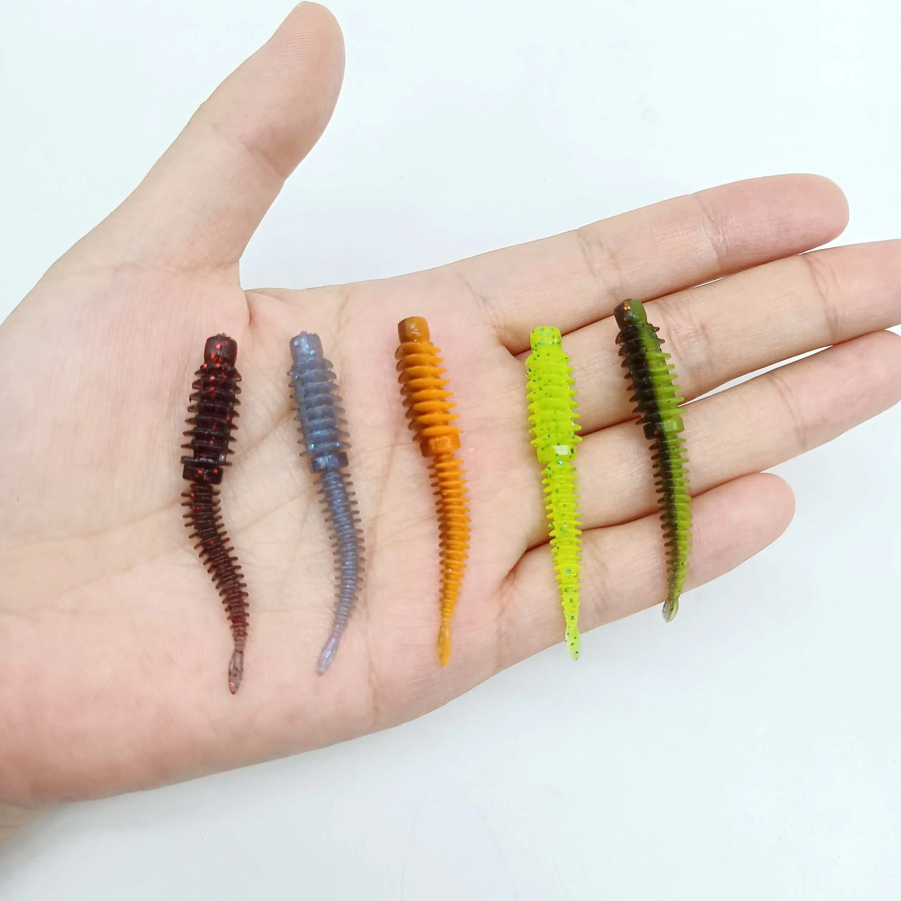 DUODUOYU Señuelo Mini TPE Gusanos Flotantes para Bass - imagen 2