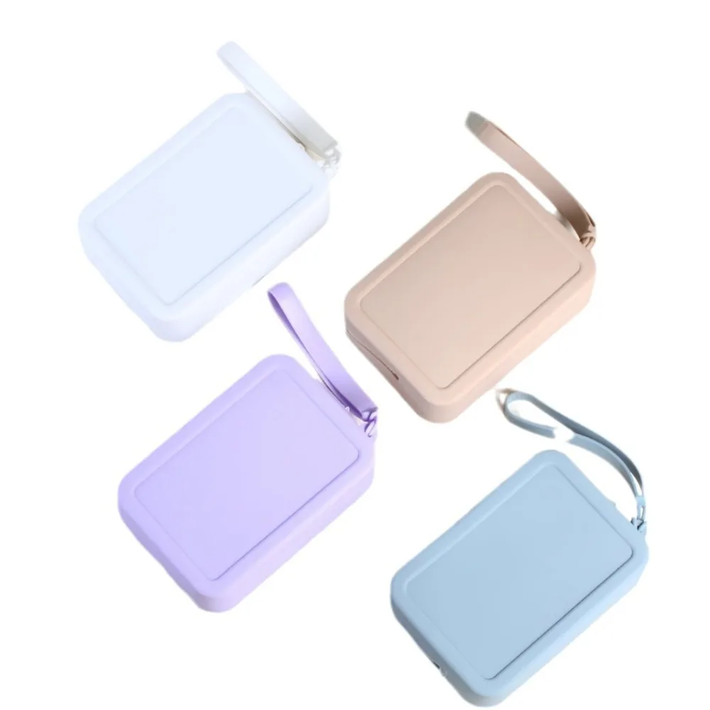 Nuevo Monedero con cremallera, bolsa de maquillaje portátil impermeable, bolsa Rectangular para auriculares de alta capacidad, línea de datos - imagen 2