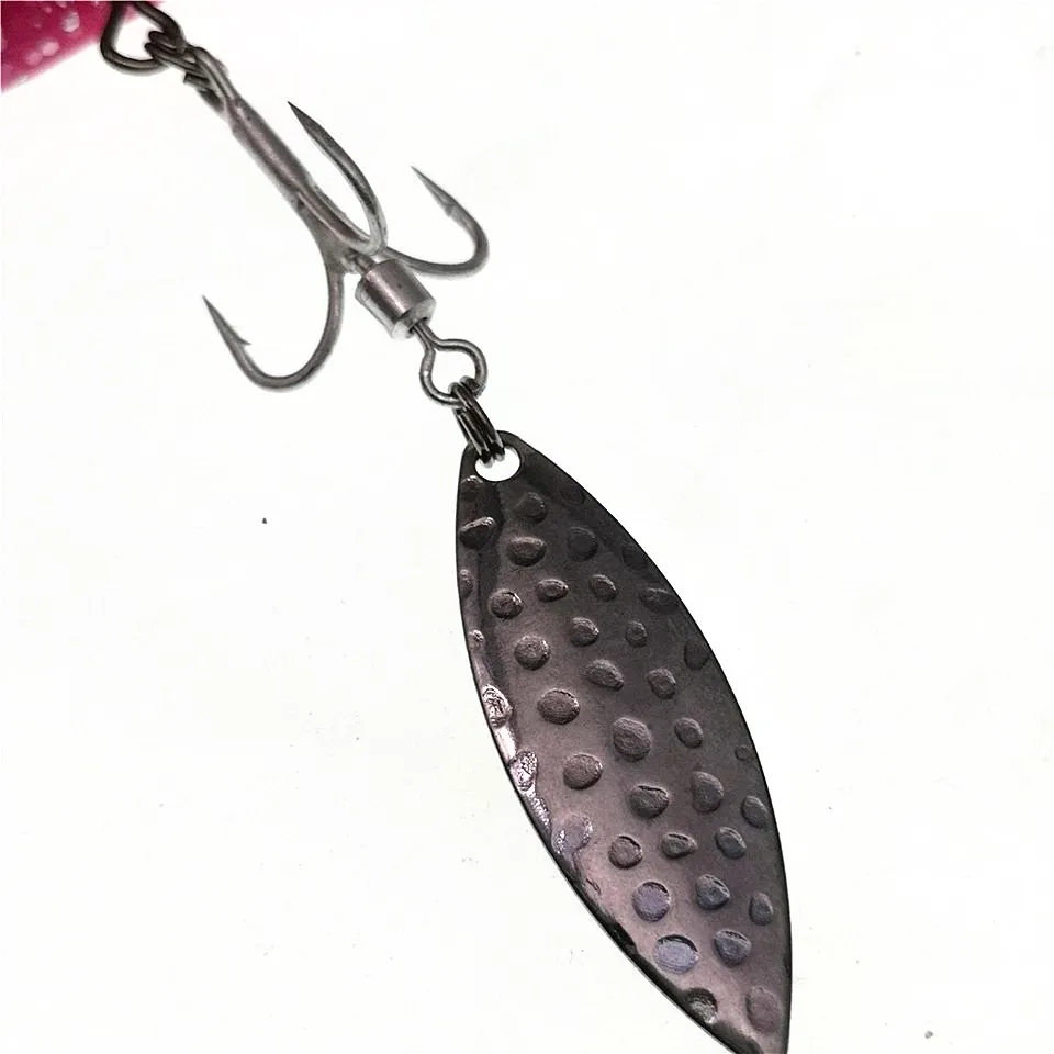 SWOLFY-Cebo Multicolor Luya, bolsa de cola de horquilla, pez de plomo, 14cm/28g, pesca en el mar, equipo de pesca al aire libre, cebo suave de simulación - imagen 3