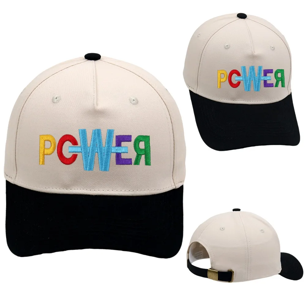 Sombrero de conductor de camión eléctrico Retro Unisex, gorra de béisbol Popular bloqueada de Color, bordado de Color para mujer y niña - imagen 5