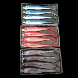 Set de 12 señuelos blandos 12 cm 11 g para lubina
