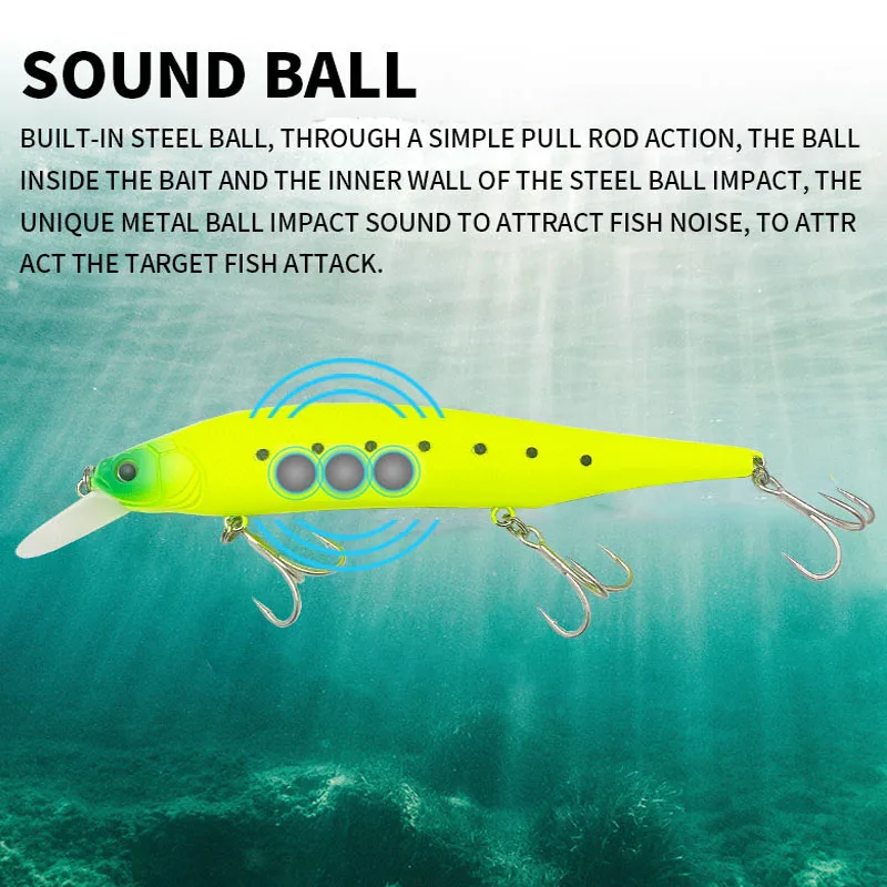 Señuelo Wobbler hundido pececillo para trucha y carpa - imagen 5