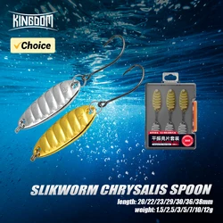 Cucharas metálicas Kingdom para trucha y lubina