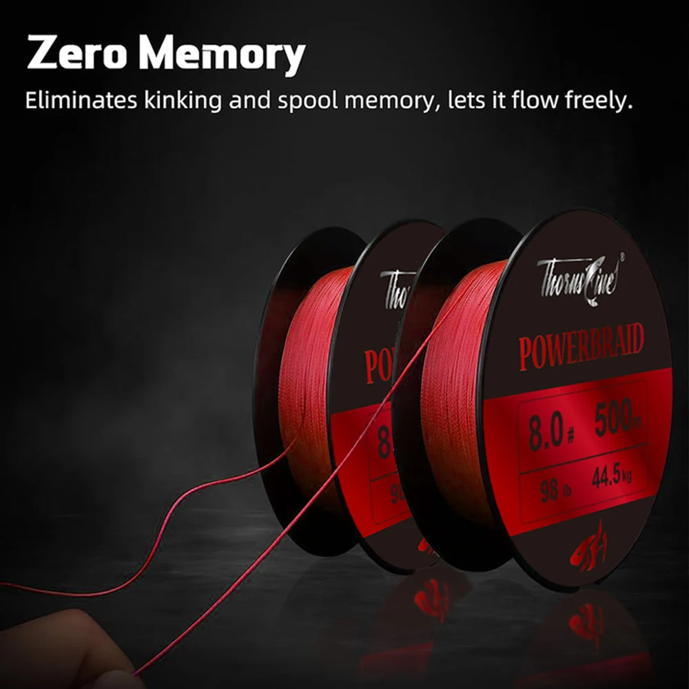 THORNSLINE X8 Saltwater Braid Fishing Line 1000M 8 Threads Multifilament  Fishing Line 300M 500M 16-98LB Carp Fly Wire Japan New - imagen 5