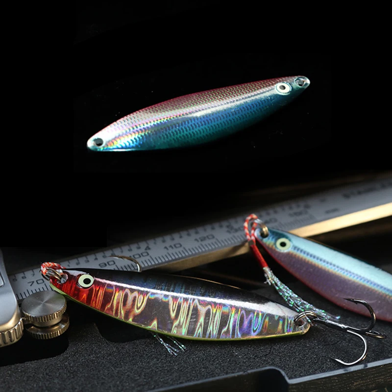 LETOYO 7g/11g/14g/18g brillo Spinner señuelo aerodinámico forma del cuerpo cobre cuchara señuelo Artificial hundimiento cuchara señuelo de pesca - imagen 4