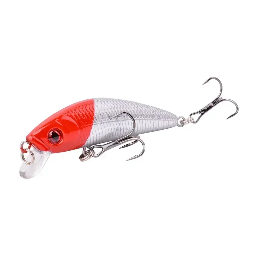 8/10/18 Uds. Juego de Señuelos de Pesca Minnow ojos 3D Crankbait Wobbler cebo duro de plástico Artificial aparejos de pesca - imagen 5