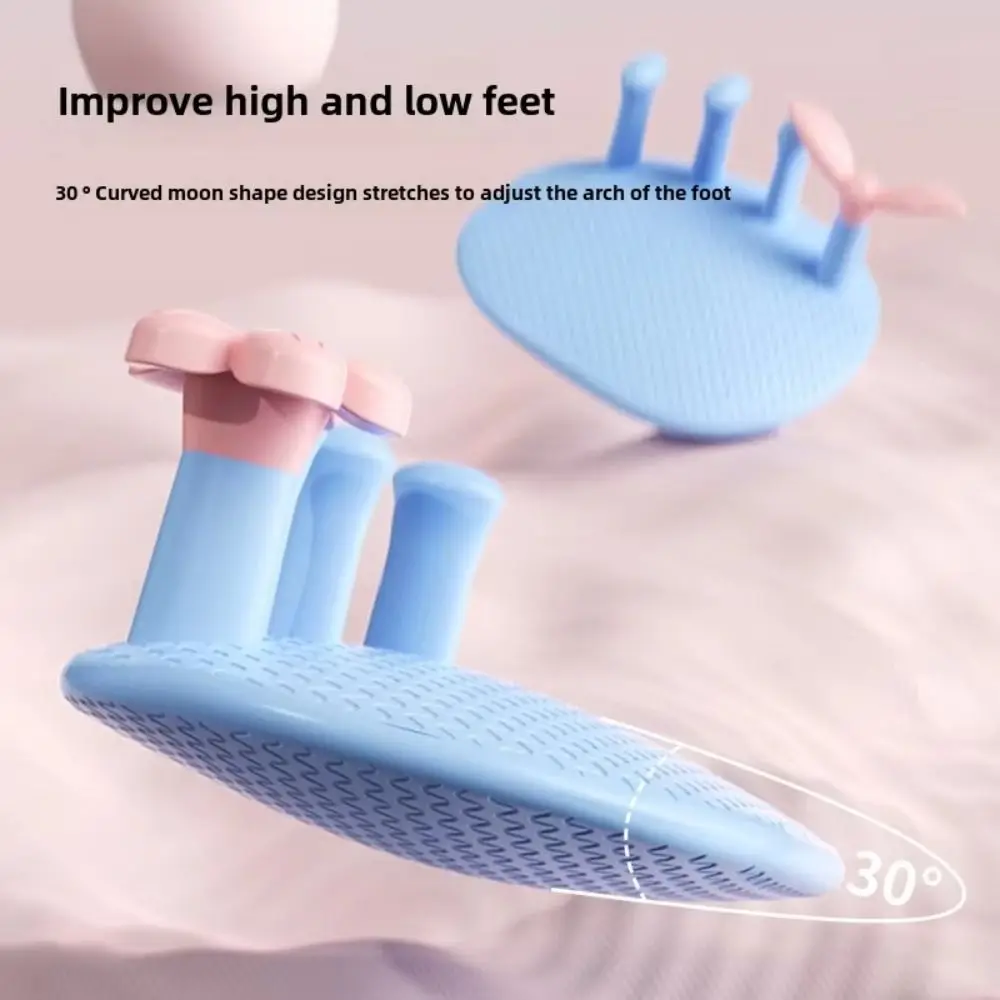 1 par de soporte suave anticaída entrenador de arco de pie antideslizante comodidad separadores de dedos de los pies suave portátil Corrector de dedos superpuestos hogar - imagen 2