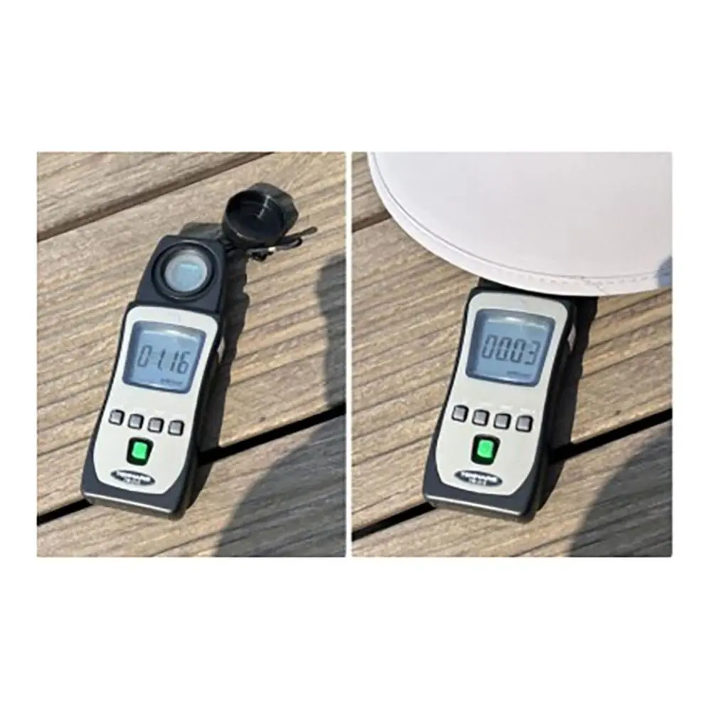 Este dispositivo mide la intensidad de la luz con precisión y precisión.