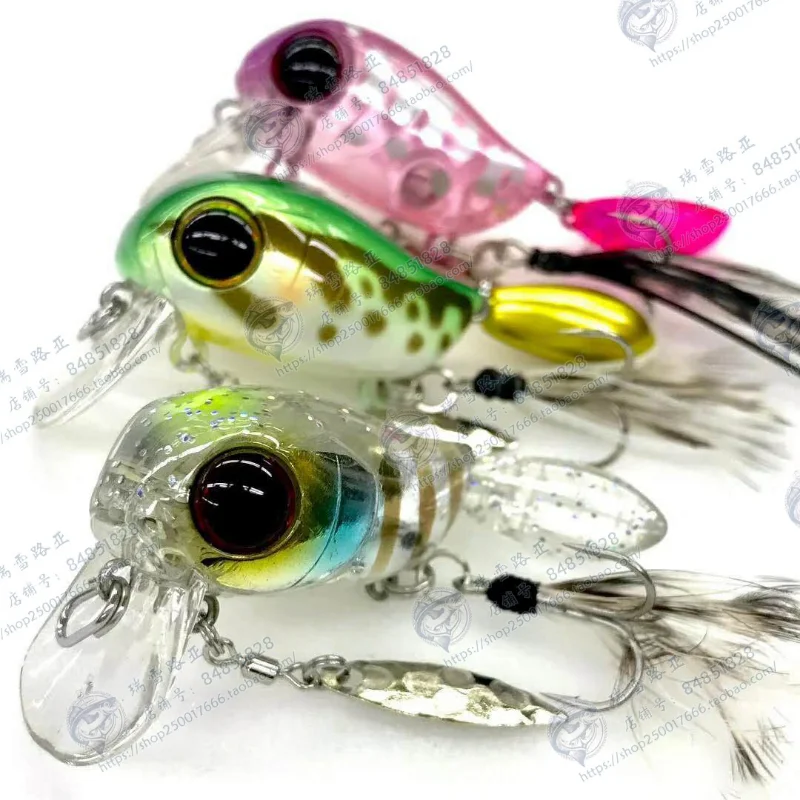 JACKALL-MICRO pañal japonés serie de agua Xiaopang, 4,8g, Rock Perch, Micro object, Luya Bait - imagen 4