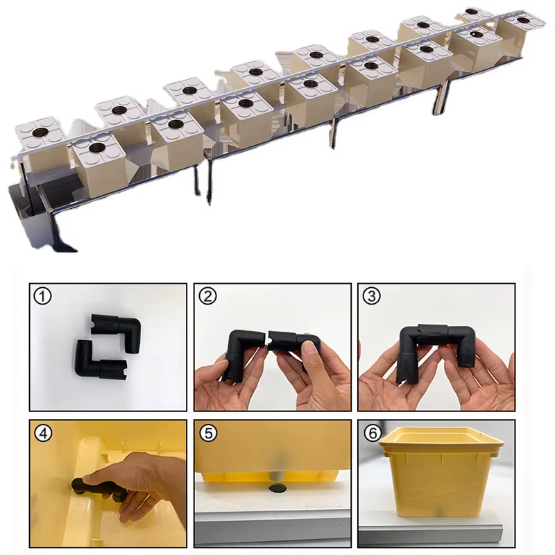 Barriles holandeses PP para hidroponía – Sistema de cultivo sin suelo para invernadero - imagen 4