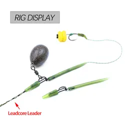 Accesorios pesca carpa con funda antienredos y clips cambio rápido