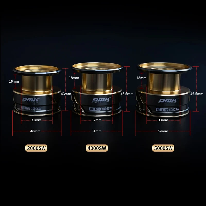 PURELURE NUTOP-carrete giratorio para Jigging, agua salada, paso lento, 4000, 5000, 16KG, arrastre máximo de carbono, carpa, lubina, Lucio - imagen 5