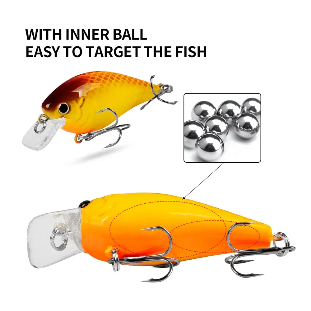 THORFORCE 7CM 13G cebo duro Artificial superficie pesca Wobbler señuelos flotante Crankbait Pike Walleye aparejos de lubina - imagen 3