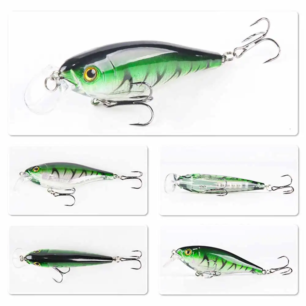 1 Uds señuelo de pesca Minnow 85MM 12G aparejos Wobbler hundidos Crankbait cebo duro Artificial Swimbait Peche Carpe Leurre equipo - imagen 5