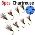 8pcs Chartreuse