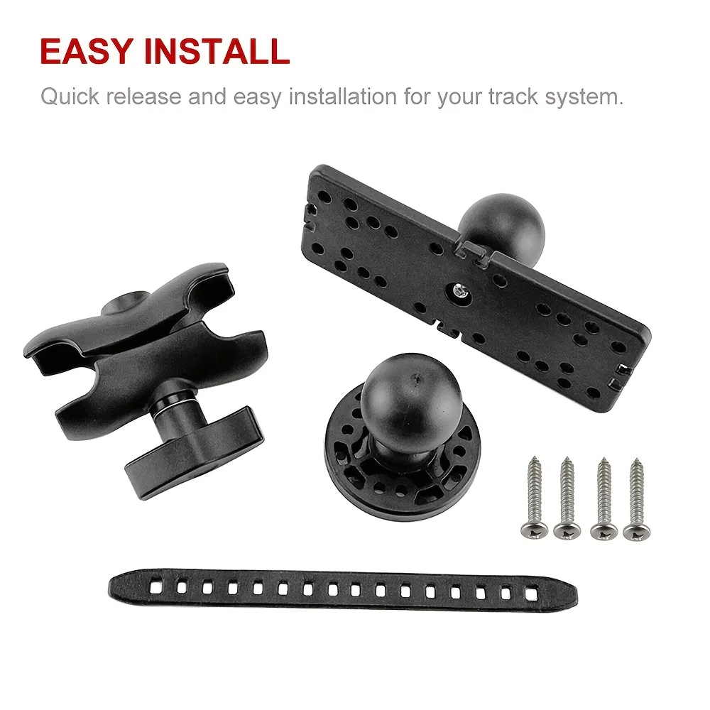 Goture-Base de montaje de bola giratoria de 360 grados, Base de montaje para buscador de peces marinos, placa GPS, Kayak, buscador de peces electrónico, Base de montaje para buscador de peces - imagen 4