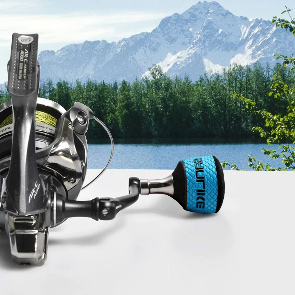 SANLIKE-perilla de mango de carrete de pesca resistente A la corrosión, compatible con Shimano A & Daiwa S, carretes giratorios para Baitcasting - imagen 3