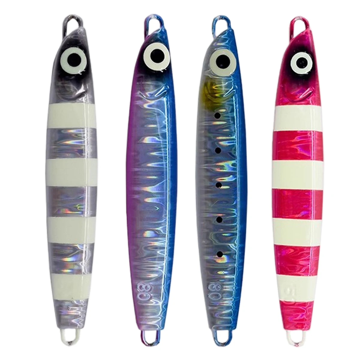 Señuelo de pesca con plantilla de Metal 3D, 80g, 120g, 150g, plantillas de Metal de fundición larga, parpadeo, agua salada, atún, Wahoo, caballa, señuelo de pesca de aguas profundas - imagen 5