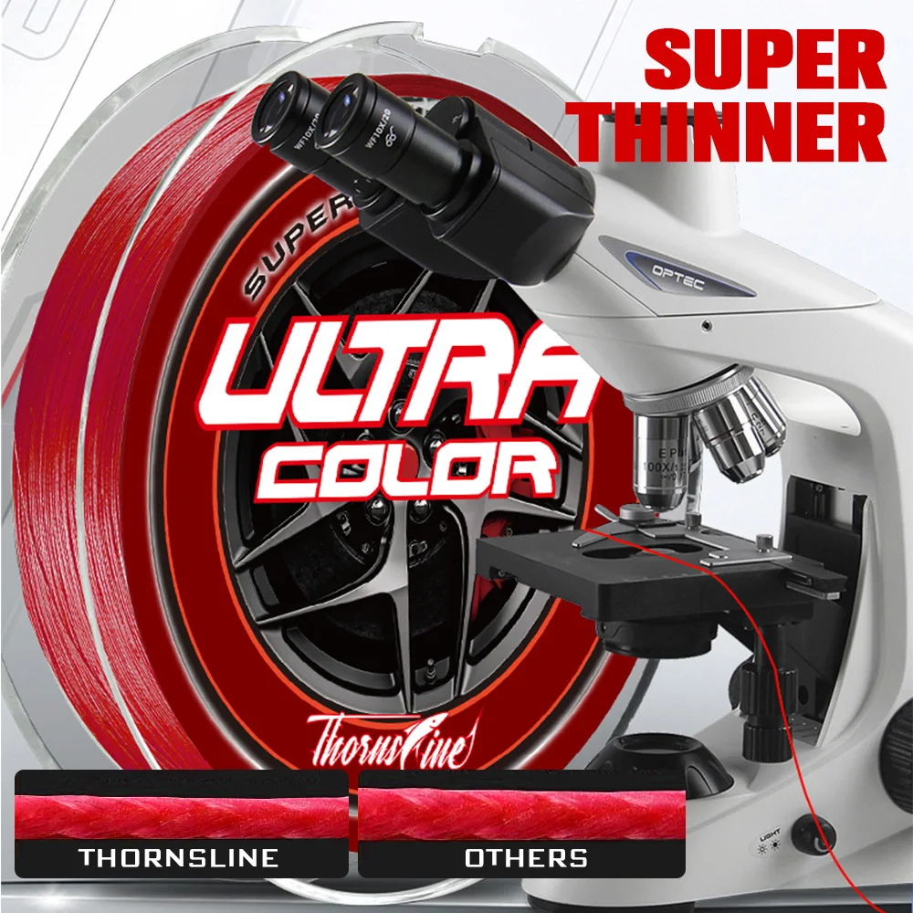 Thornsline-sedal de pesca trenzado X8, 8 hebras, nunca se decolora, alambre de PE japonés de alta calidad, multifilamento, potencia, agua salada, agua dulce - imagen 4