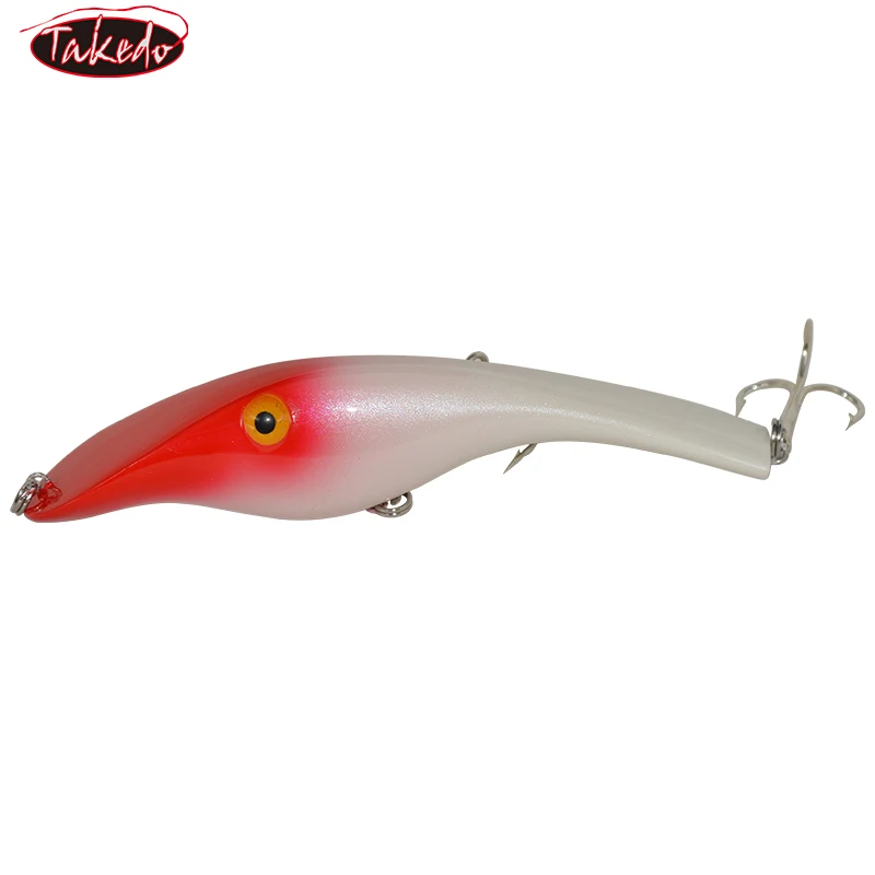 TAKEDO RL12 pesca en el mar 14cm 42g cebo Artificial Jerkbait tiro largo Wobblers señuelos lápiz señuelos ornitorrinco señuelo para Lucio - imagen 3