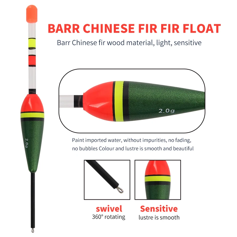 4/5 unids/lote promoción flotadores de pesca conjunto tamaño mixto Color boya Bobber para accesorios de pesca - imagen 4