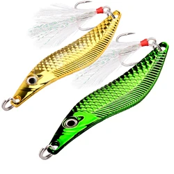 Cuchara giratoria VIB Metal para lubina y perca
