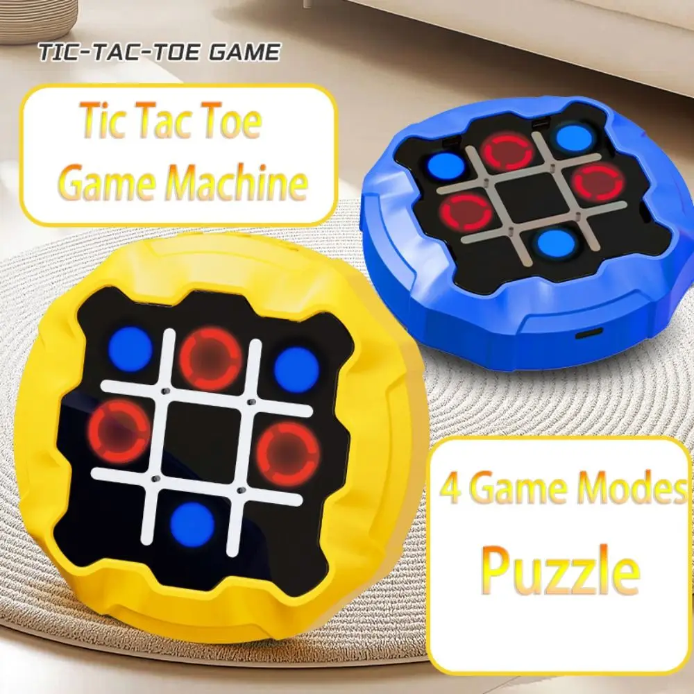 Juego de TIC-TAC-TOE electrónico 4 en 1, juego de mesa interactivo educativo, Mini juego de perno portátil, reuniones para amigos - imagen 5