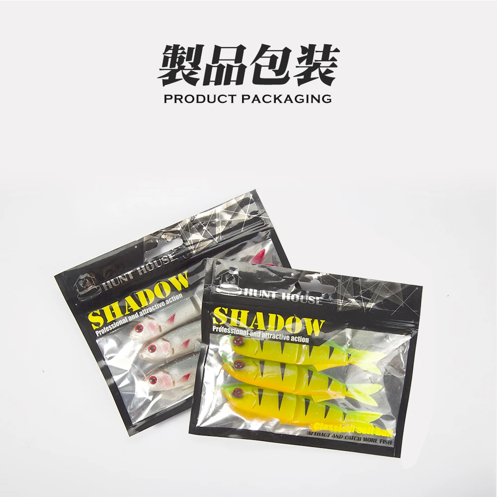 Hunthouse-señuelo de pesca suave Savage Gear, Cannibal Wobbler, Swimbait de silicona, 120mm, 16g, 3 piezas, para agua salada, Lucio - imagen 5