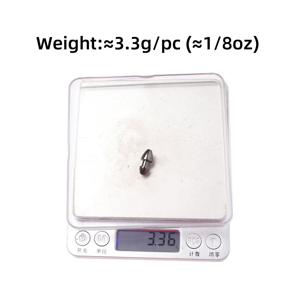 Sea Witch Trolling Heads 1/8OZ for Mylar Flash Teasers Skirts Tying Copper weight Sinker Fishing Fluke Snapper Tuna Rig Making - imagen 5