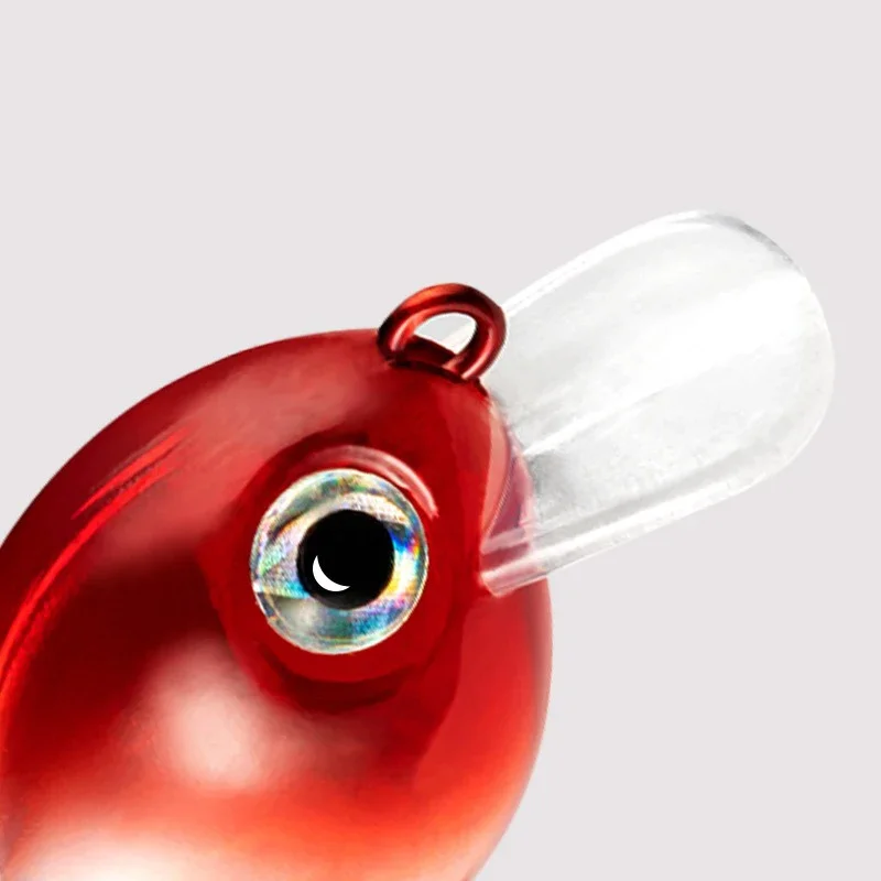 Crankbait-Cebo duro para pesca al aire libre, señuelos artificiales biomiméticos de 2,7 cm y 1,8g, aparejos de pesca Wobbler, 1 unidad - imagen 2