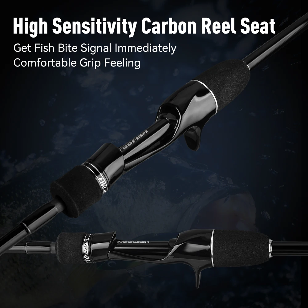 Caña ultraligera YOOFISH 170B en carbono y titanio para agua salada - imagen 5